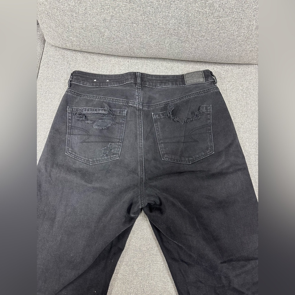 American Eagle Outfitters Women’s  Charcoal Distressed Jeans